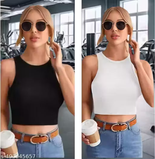 2 Tank Top Trenidng Western wear lycra top for style