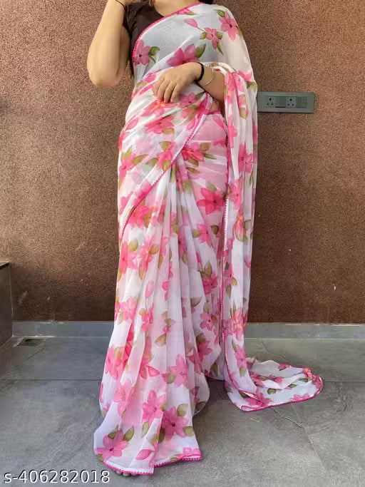 FLOWER DESIGNER SAREE