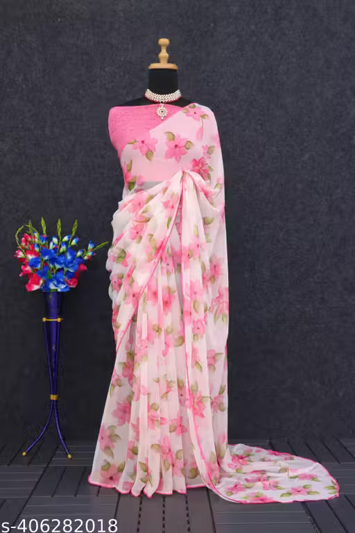 FLOWER DESIGNER SAREE