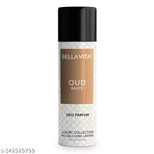 Bella Vita Organic Men's Long Lasting Body Perfume Deo Gift Set with Skai +CEO Man + OUD White (Pack of 3 x 150 ML Each)